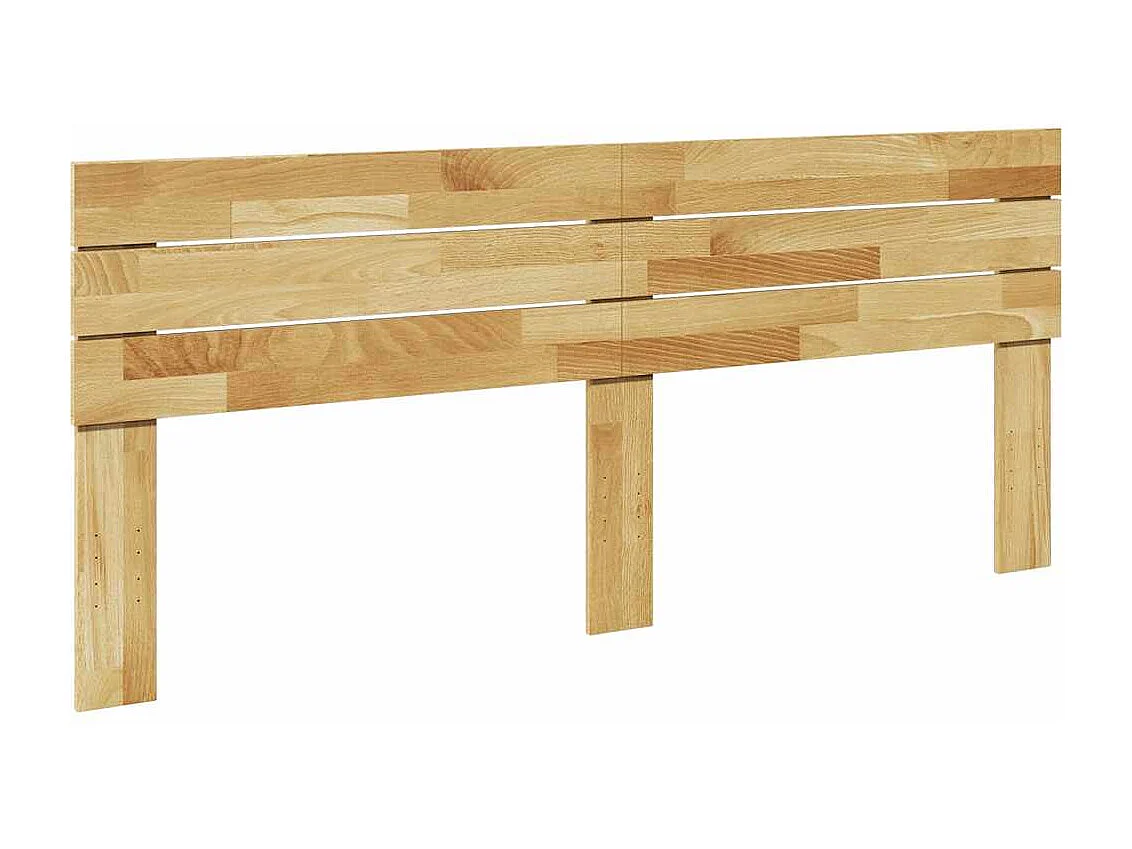 Tête de Lit | Panneau de tête pour lit Moderne 200 cm bois massif de chêne