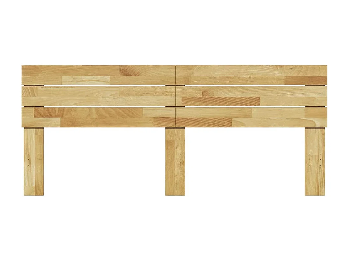 Tête de Lit | Panneau de tête pour lit Moderne 200 cm bois massif de chêne