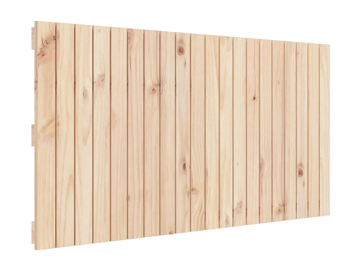 Tête de lit murale | Panneau de tête pour lit Moderne  127,5x3x60 cm Bois massif de pin