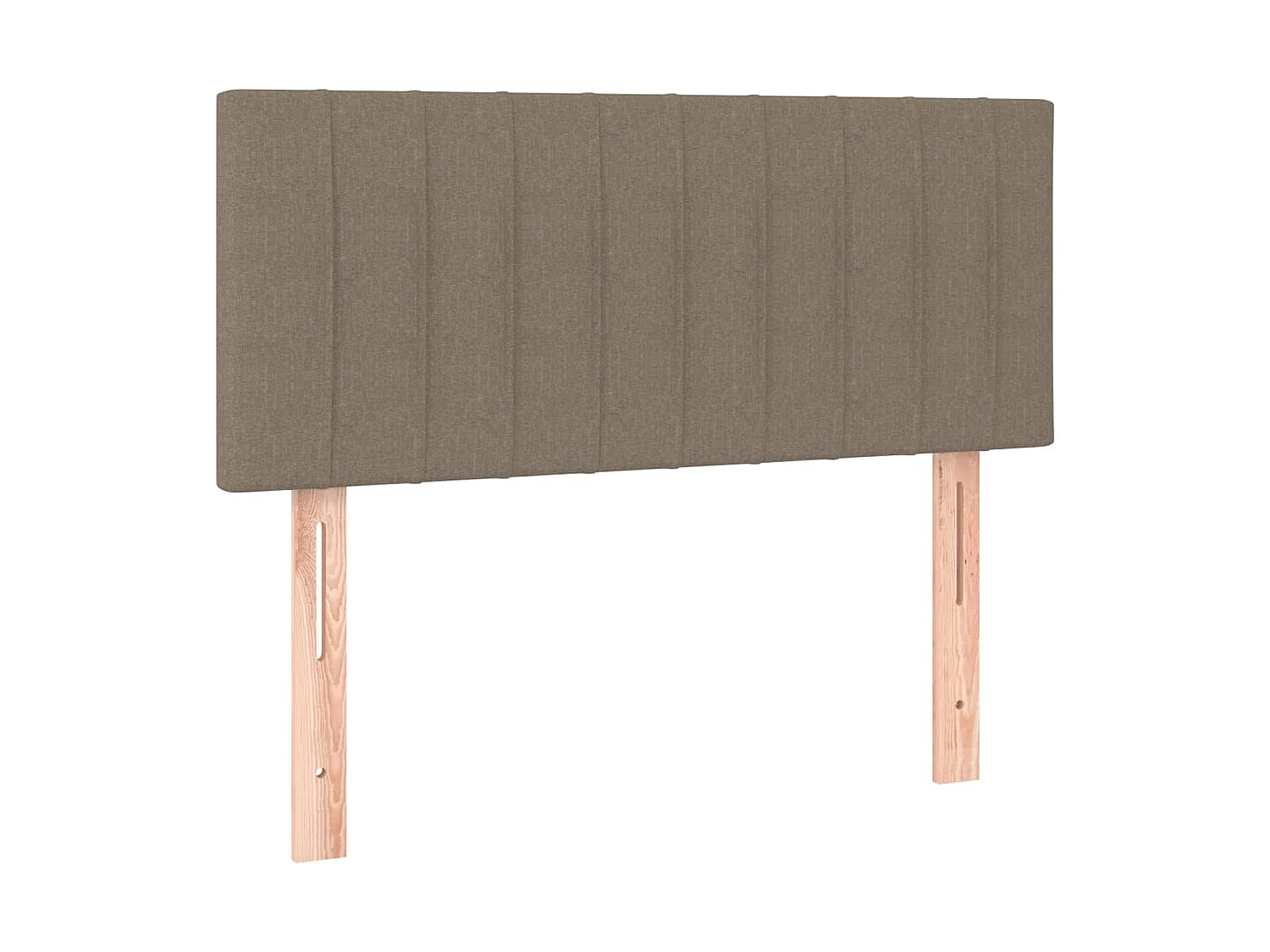 Tête de Lit | Panneau de tête pour lit Moderne à LED Taupe 80x5x78/88 cm Tissu