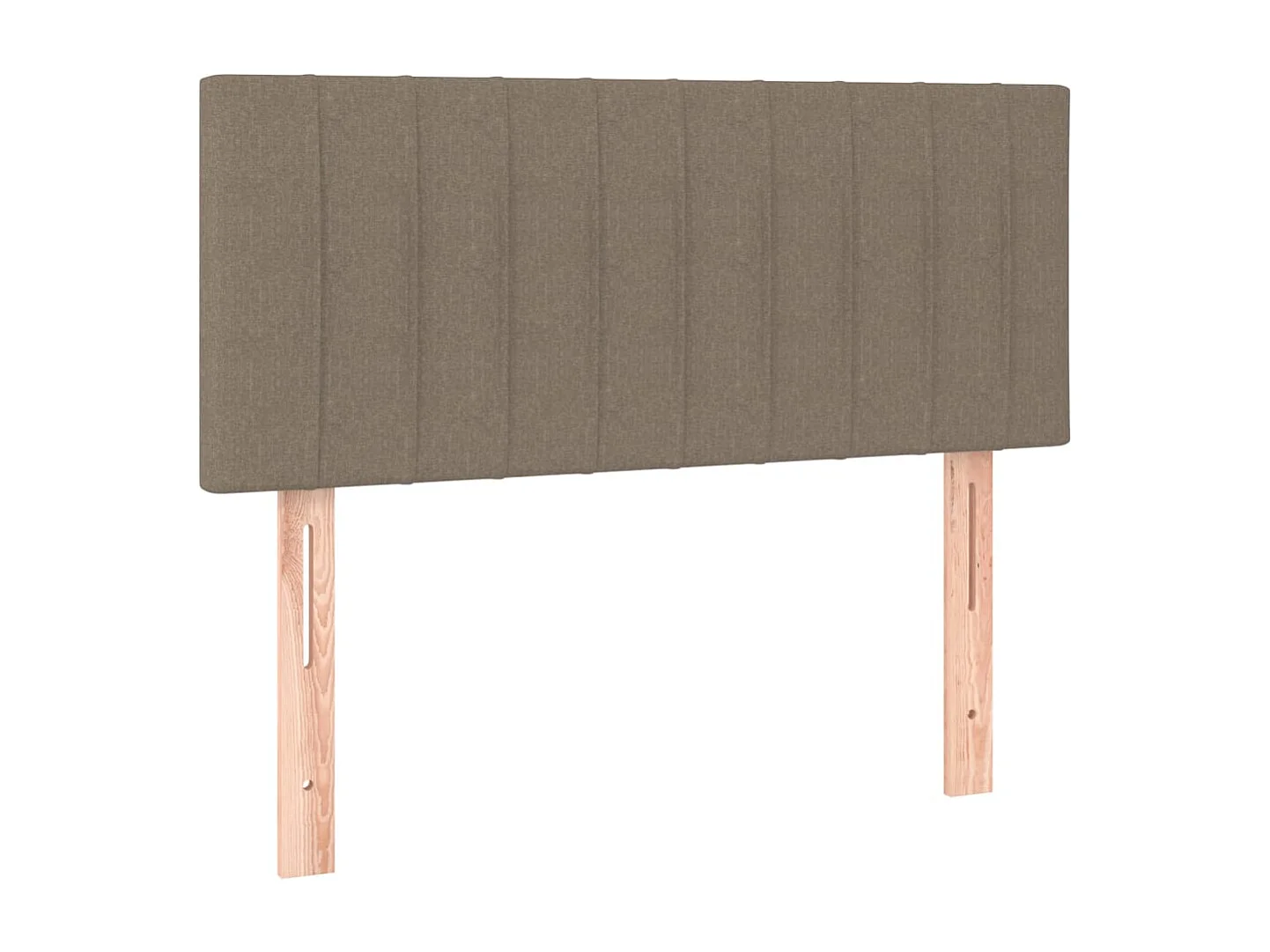 Hoofdbord | Hoofdeinde LED 80x5x78/88 cm stof taupe