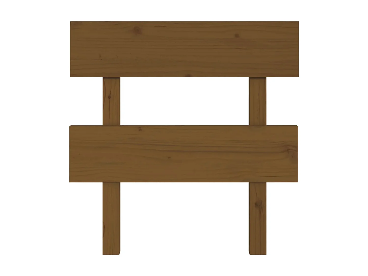 Tête de Lit | Panneau de tête pour lit Moderne Marron miel 103,5x3x81 cm Bois massif de pin