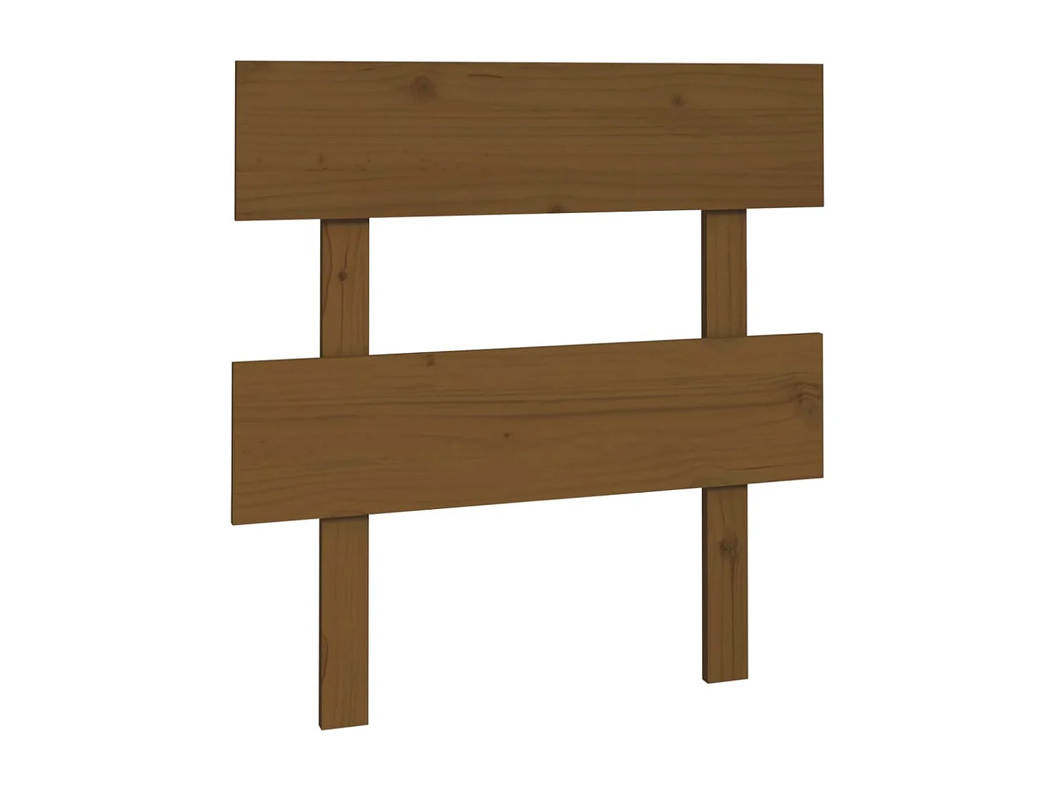 Tête de Lit | Panneau de tête pour lit Moderne Marron miel 103,5x3x81 cm Bois massif de pin