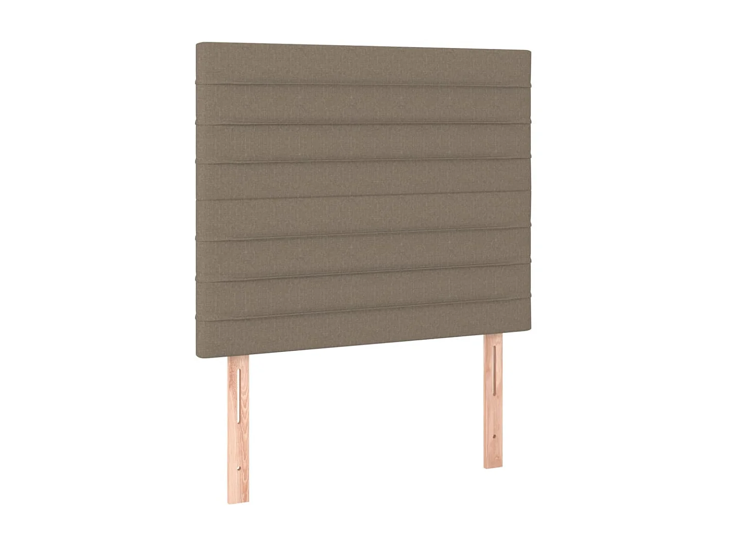 Hoofdbord | Hoofdeinde LED 100x5x118/128 cm stof taupe