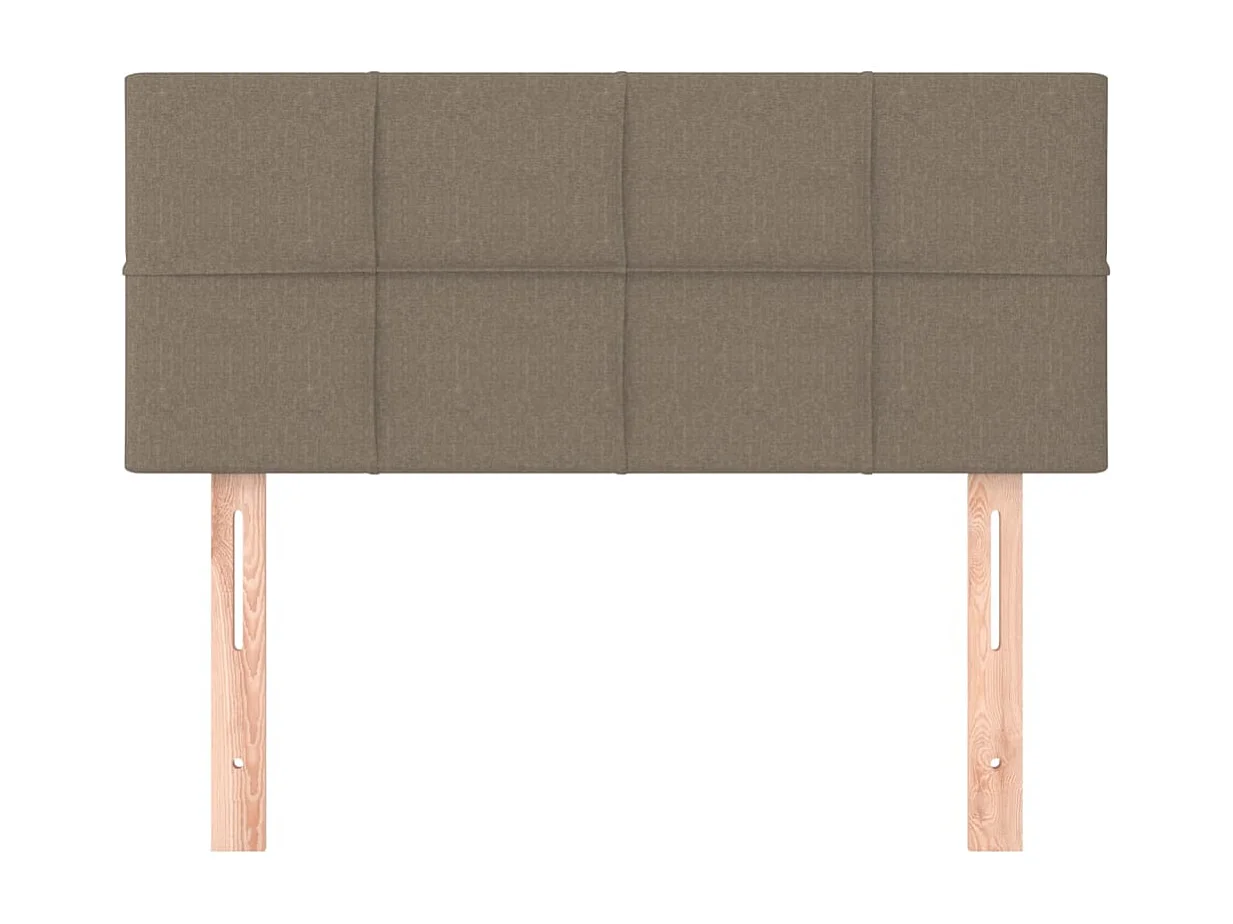 Tête de Lit | Panneau de tête pour lit Moderne Taupe 100x5x78/88 cm Tissu