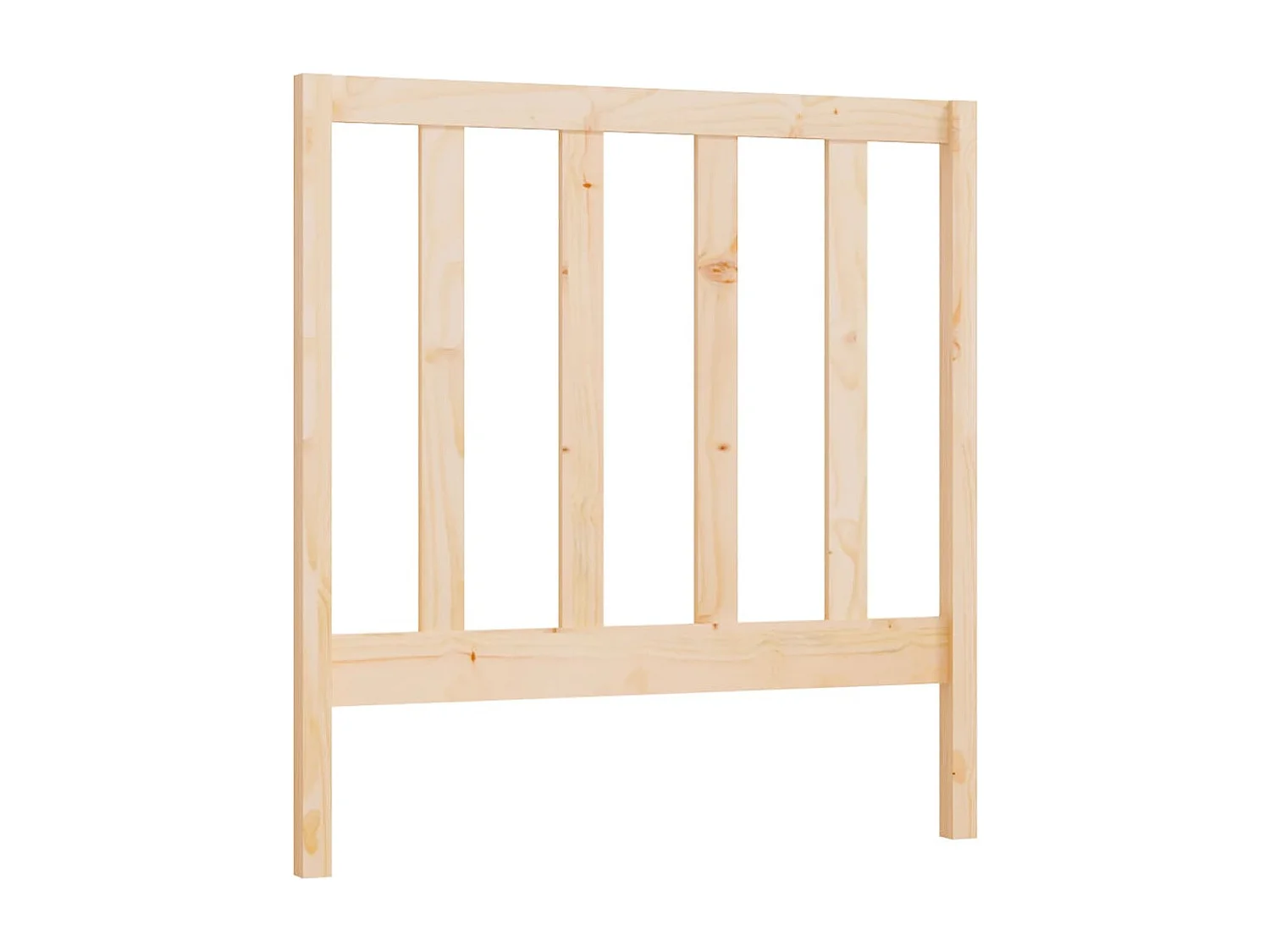 Cabecero de Cama | Cabezal de cama | Mueble de cabecero madera maciza de pino 96x4x100 cm