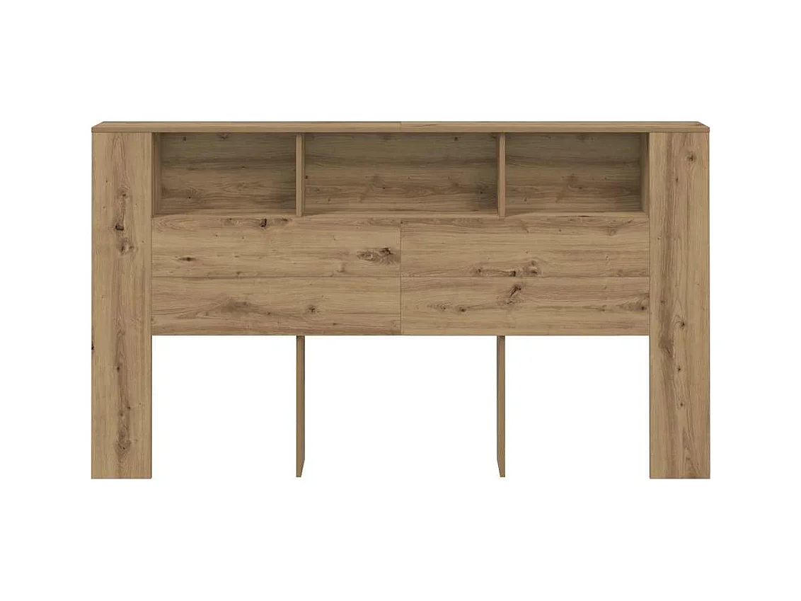 Mueble cabecero | Cabecero | Cabezal de cama armario madera roble artisian 180x18,5x102,5 cm