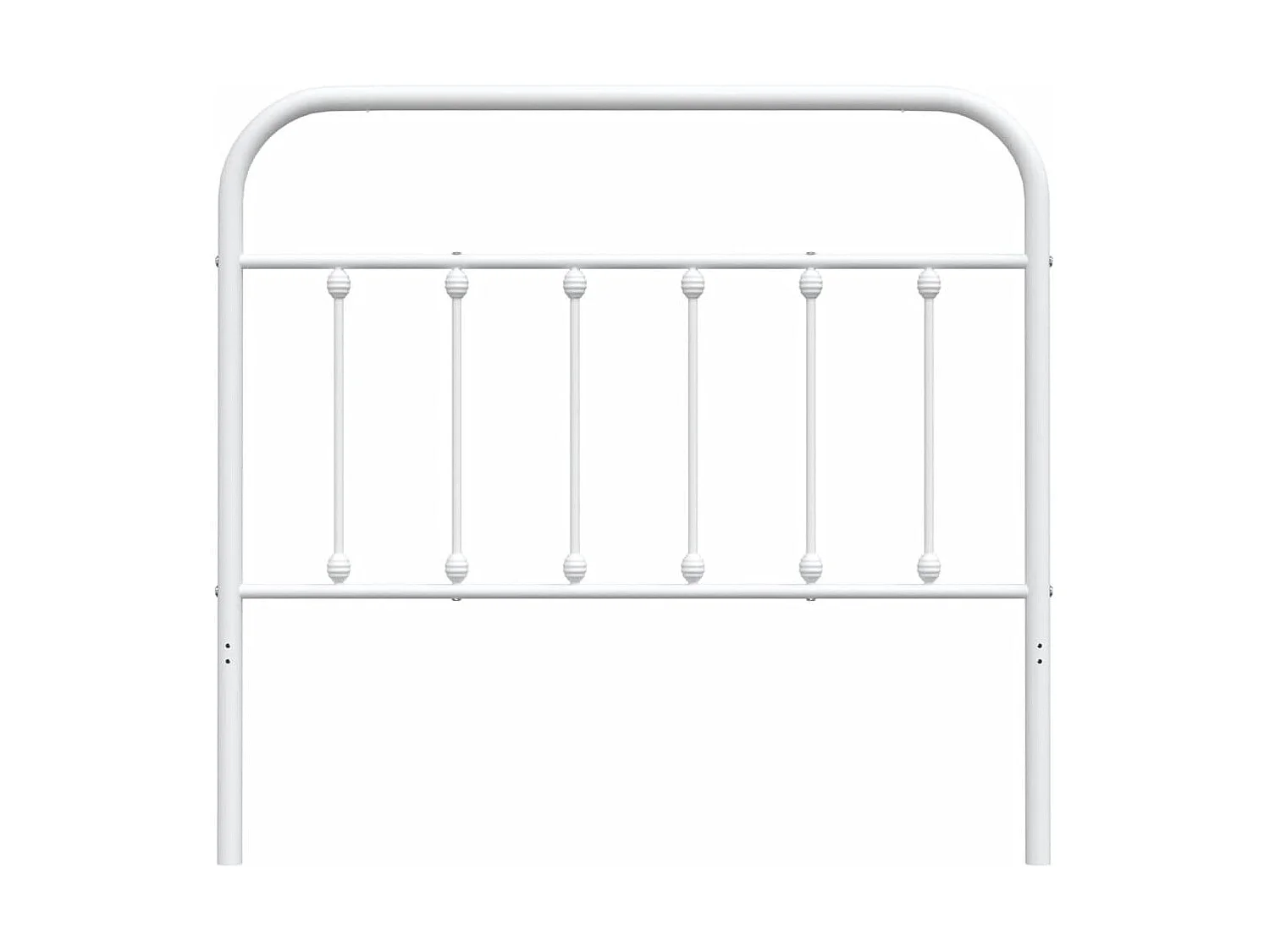 Mueble cabecero | Cabezal de cama | Cabecero de metal blanco 107 cm