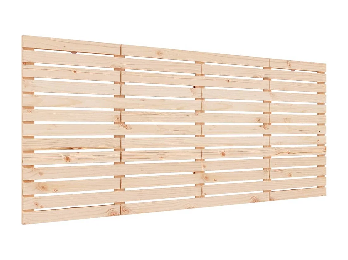Tête de lit murale | Panneau de tête pour lit Moderne  206x3x91,5 cm Bois massif de pin