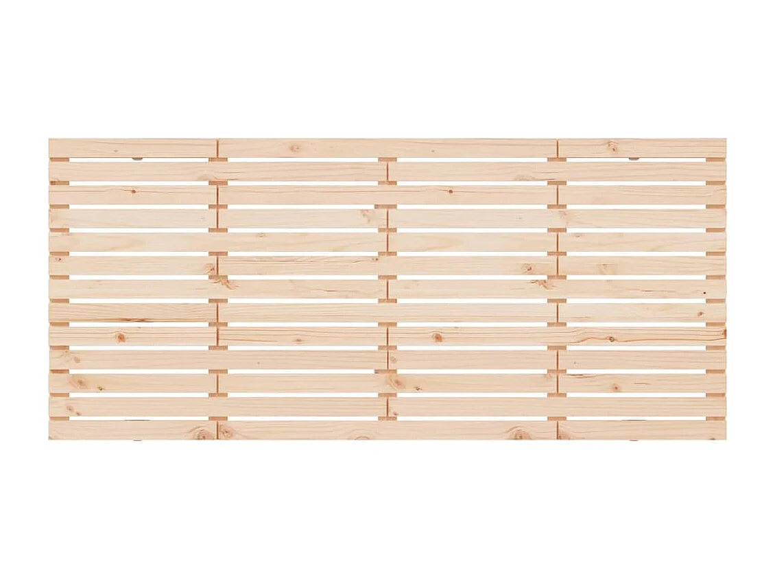 Tête de lit murale | Panneau de tête pour lit Moderne  206x3x91,5 cm Bois massif de pin