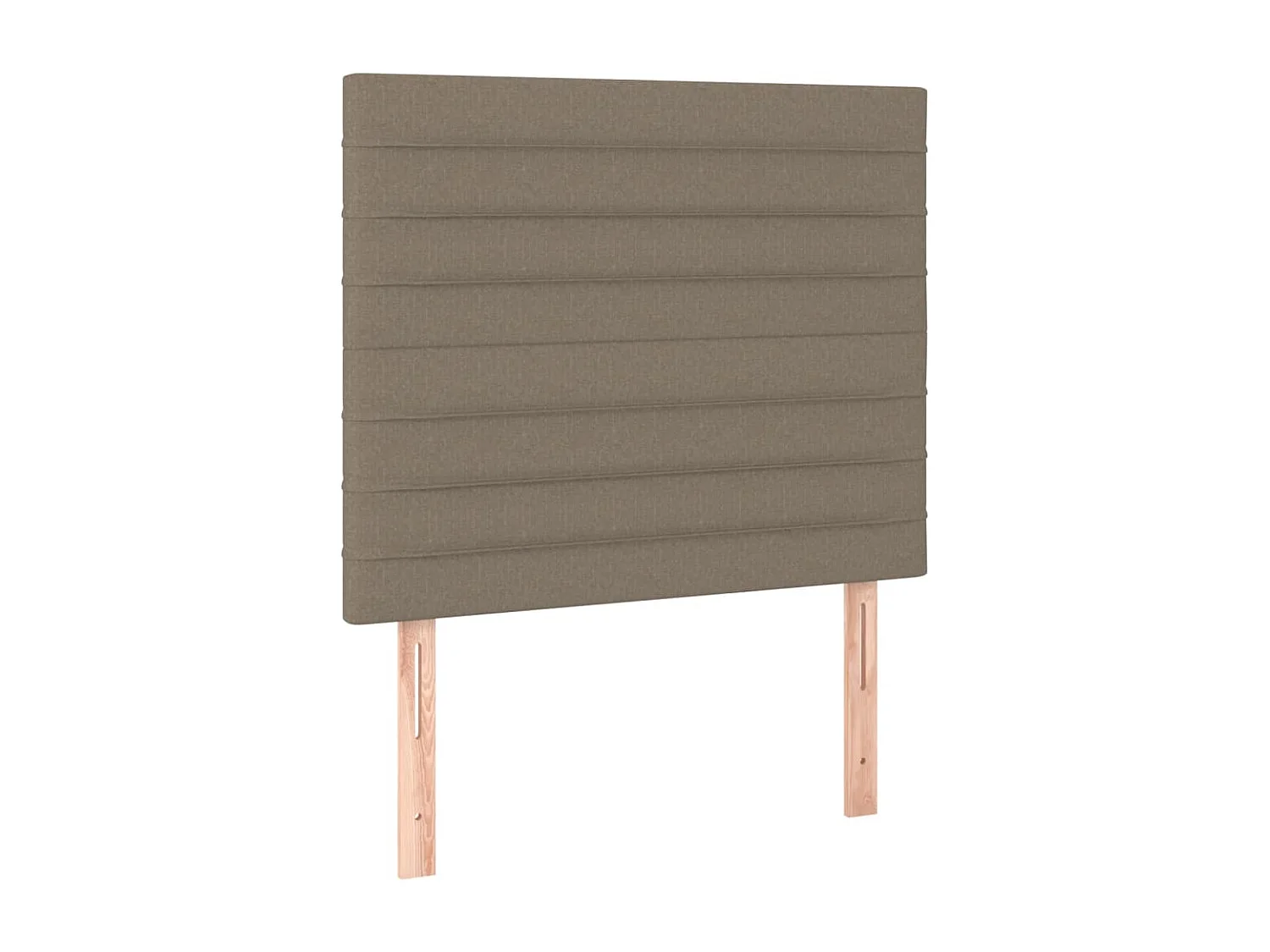 Hoofdbord | Hoofdeinde LED 90x5x118/128 cm stof taupe