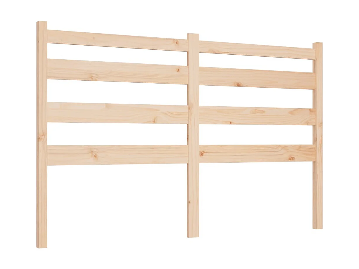 Cabecero de Cama | Cabezal de cama | Mueble de cabecero madera maciza de pino 166x4x100 cm