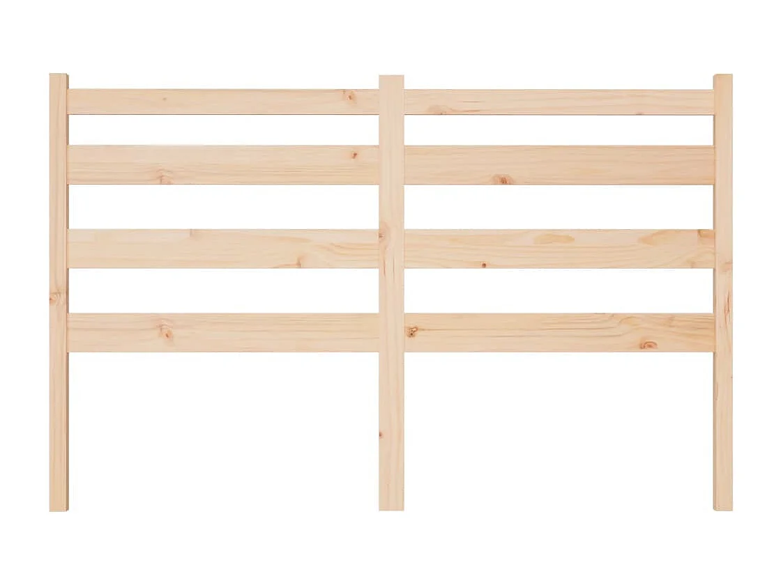 Cabecero de Cama | Cabezal de cama | Mueble de cabecero madera maciza de pino 166x4x100 cm