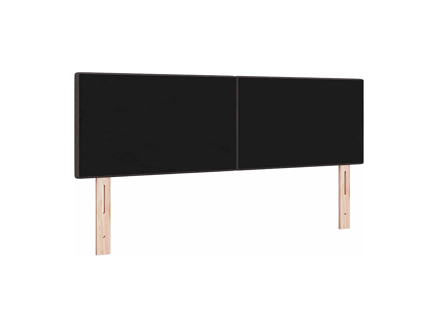 Mueble cabecero | Cabecero | Cabezal de cama LED con luces de tiras LED Marrón Oscuro 144 cm tela