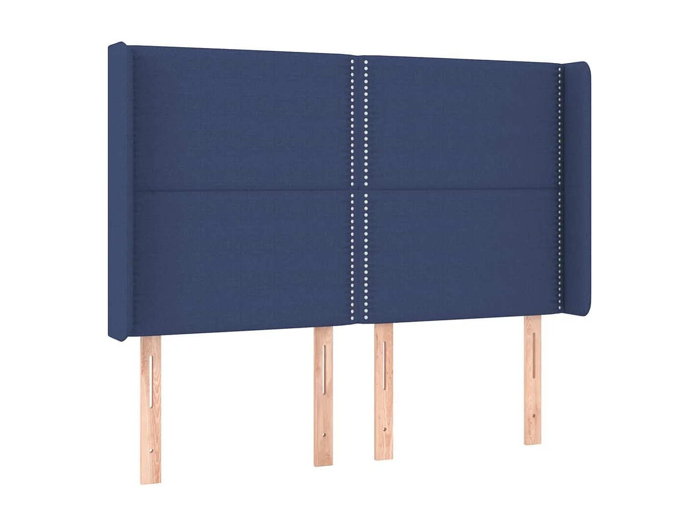 Hoofdbord | Hoofdeinde LED 147x16x118/128 cm stof blauw