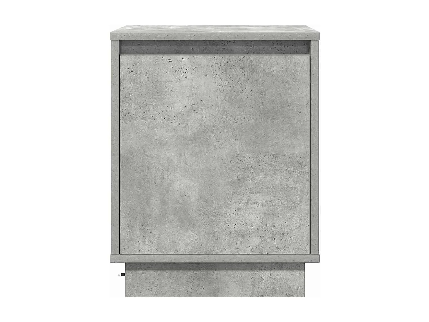 Nachttisch-Beistelltisch Beton Grau 39 x 34,5 x 50 cm Holzwerkstoff SHL53306