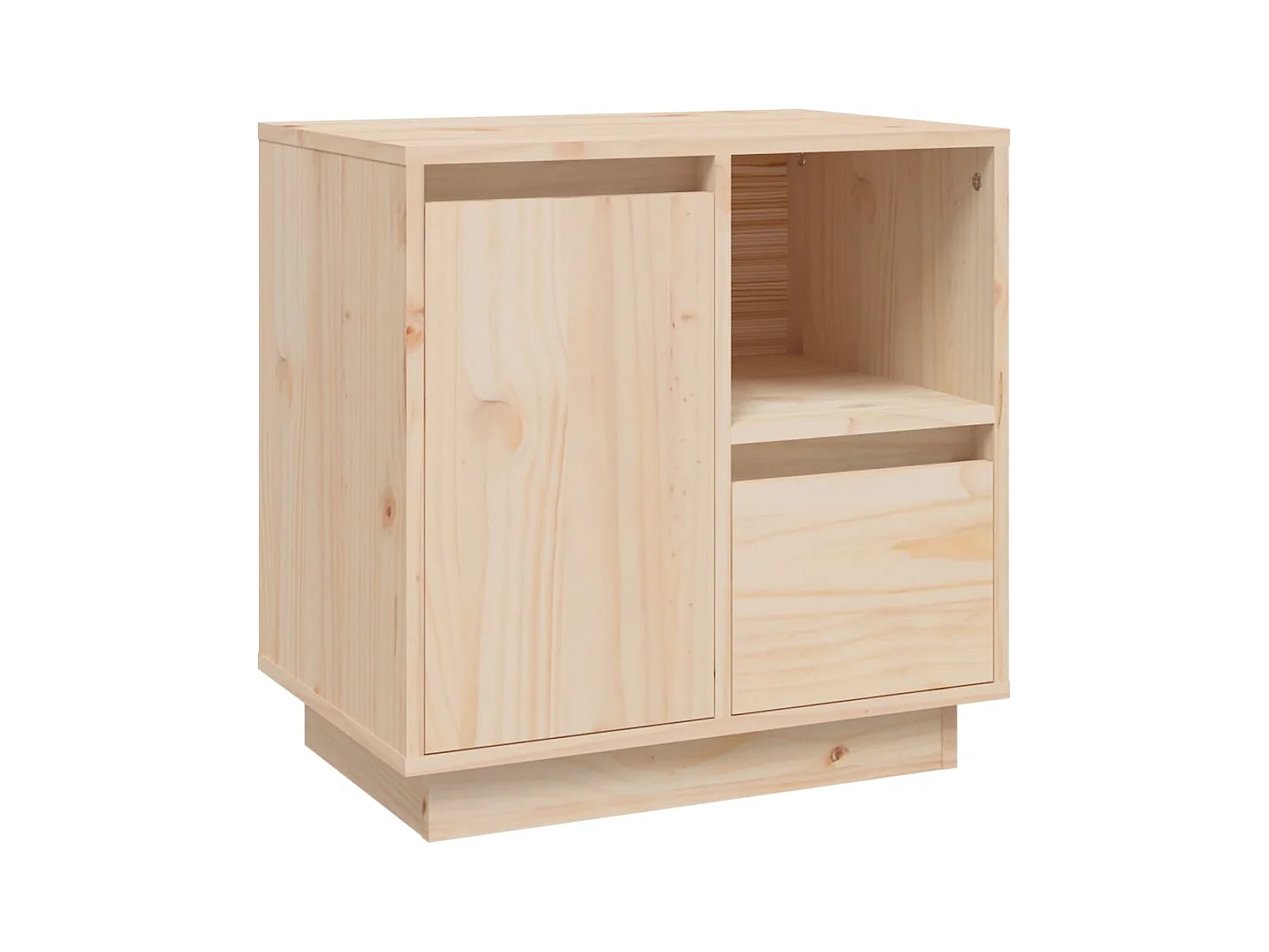 Table de chevet-Petite Table d'appoint-Table de nuit 50x34x50 cm Bois de pin massif