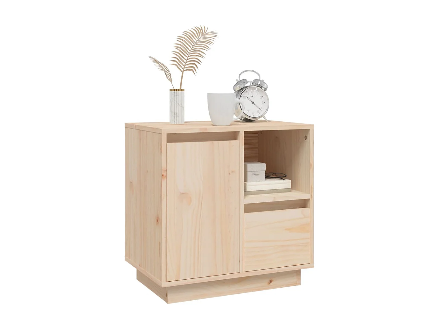 Table de chevet-Petite Table d'appoint-Table de nuit 50x34x50 cm Bois de pin massif