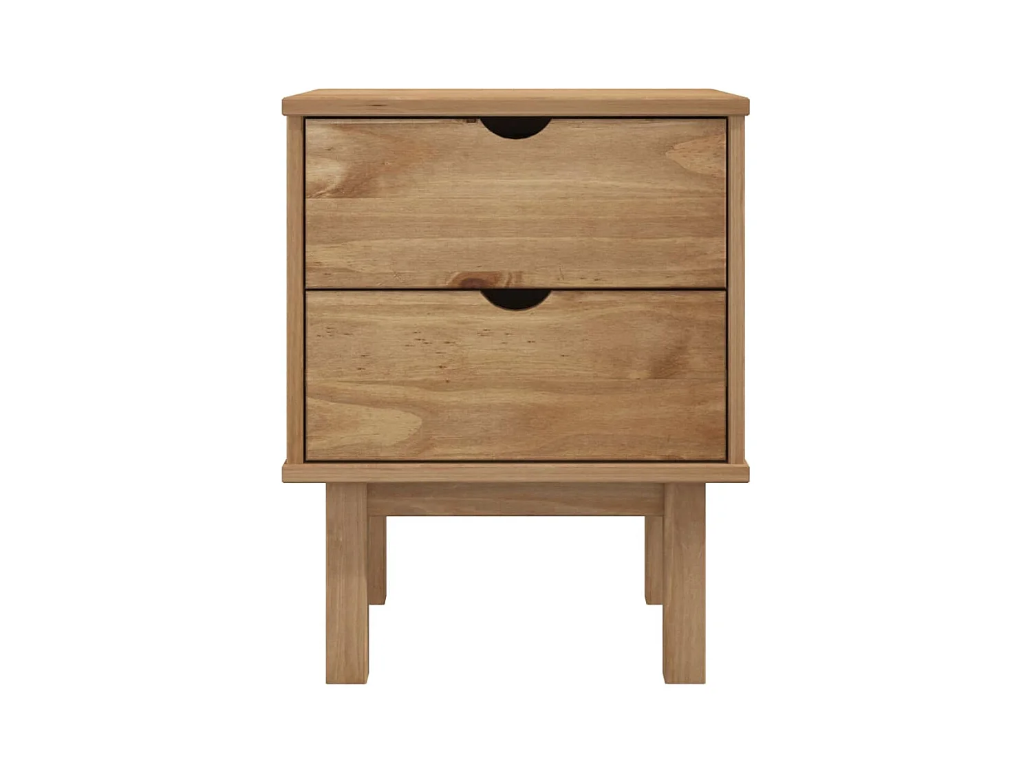 Mesita de noche | Mesilla de noche OTTA madera maciza de pino 45x39x57 cm