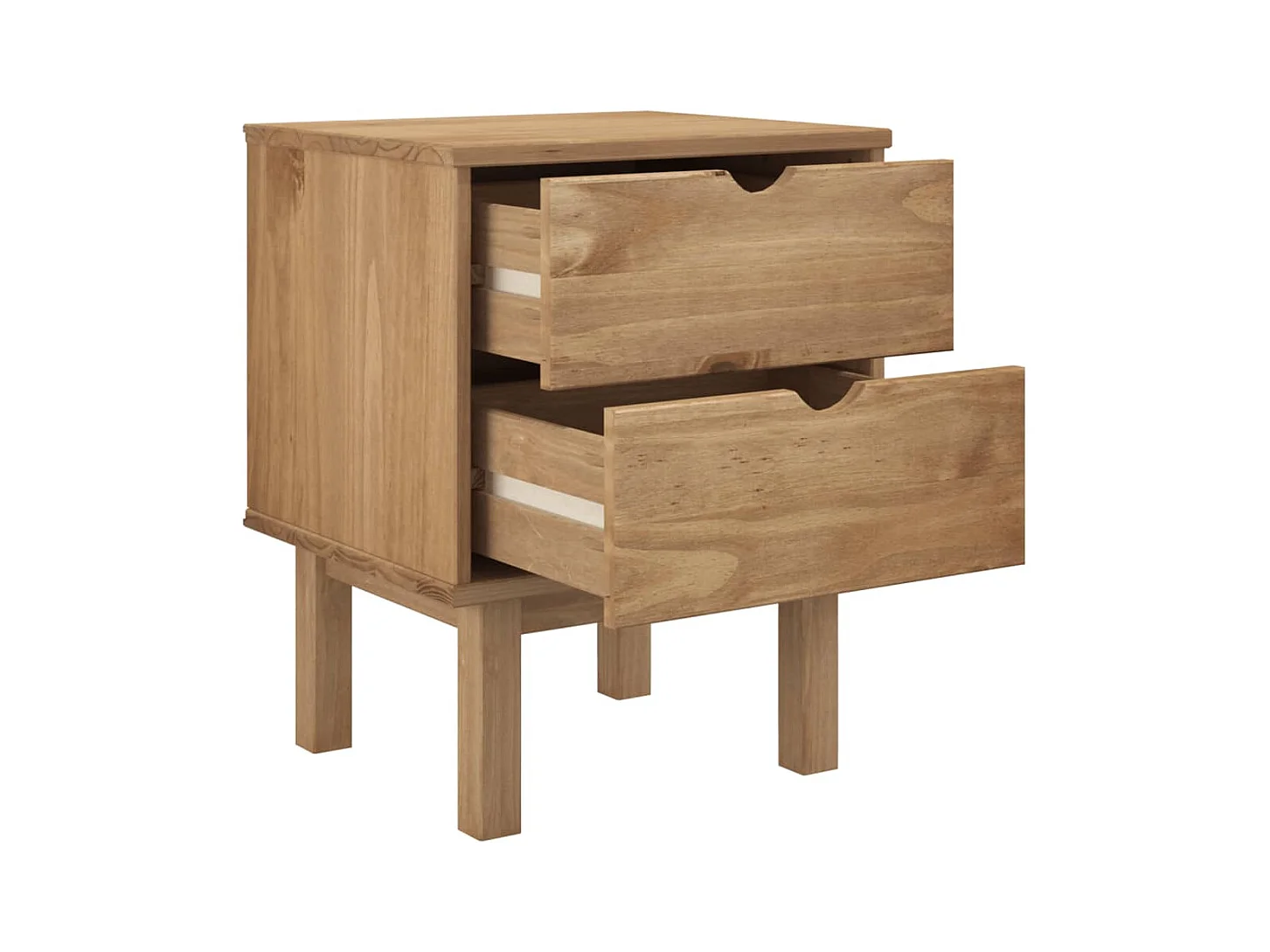 Mesita de noche | Mesilla de noche OTTA madera maciza de pino 45x39x57 cm