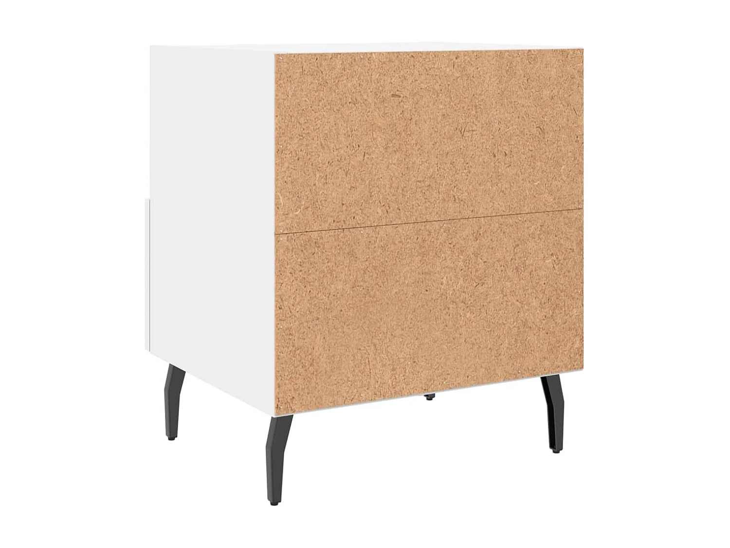 Mesitas de noche | Mesilla de noche 2 uds madera ingeniería blanco 40x35x47,5 cm