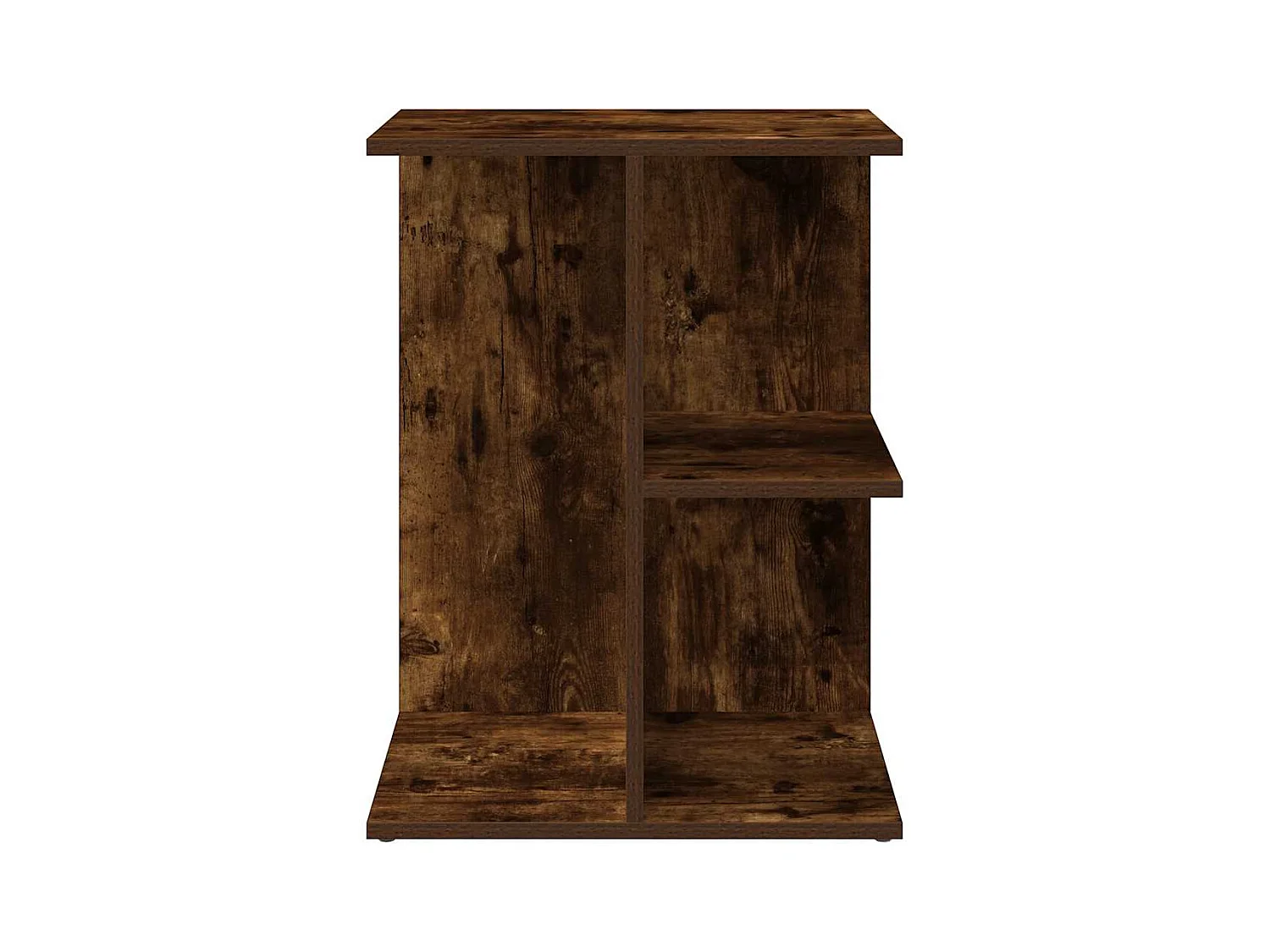 Mesita de noche | Mesilla de noche madera de ingeniería ahumado roble 46,5x29x61cm