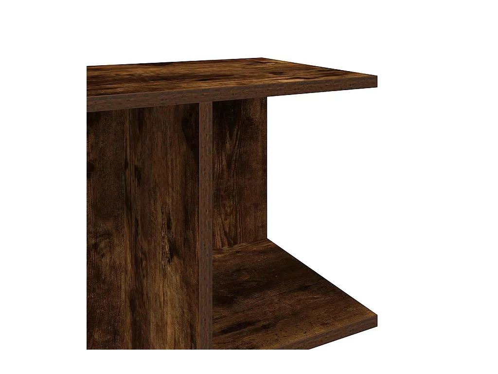 Mesita de noche | Mesilla de noche madera de ingeniería ahumado roble 46,5x29x61cm