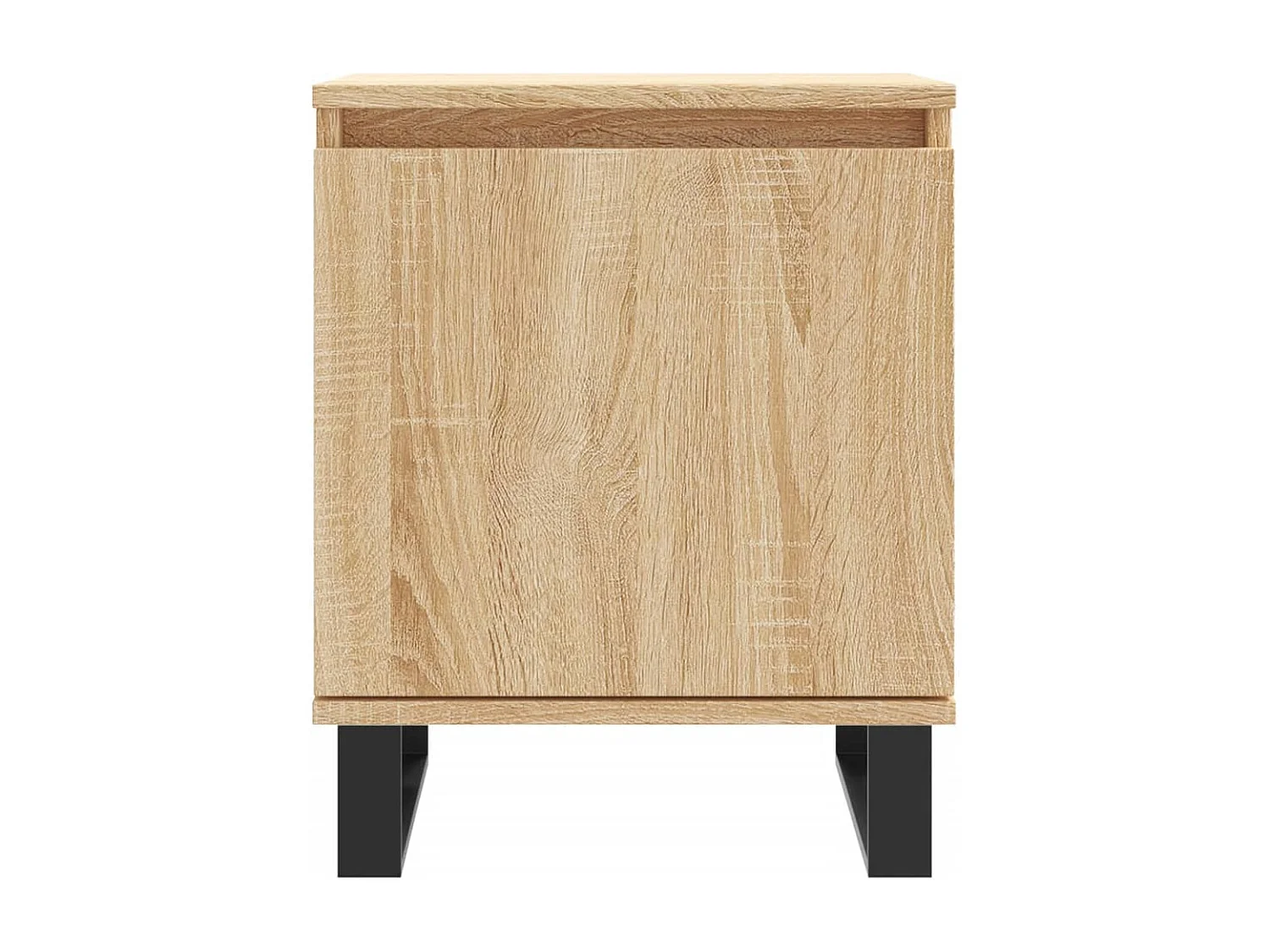 Mesitas de noche | Mesilla de noche 2 uds madera ingeniería roble Sonoma 40x30x50 cm