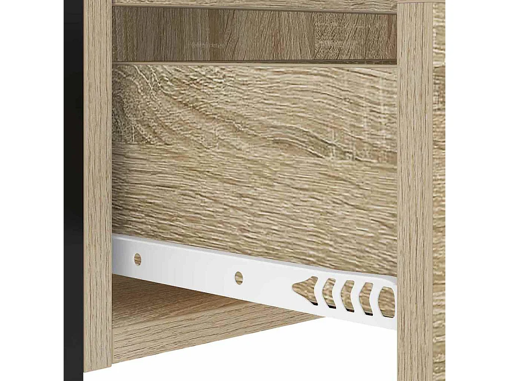 Nachttisch-Beistelltisch Sonoma-Eiche 40 x 31 x 60 cm Holzwerkstoff SHL50695
