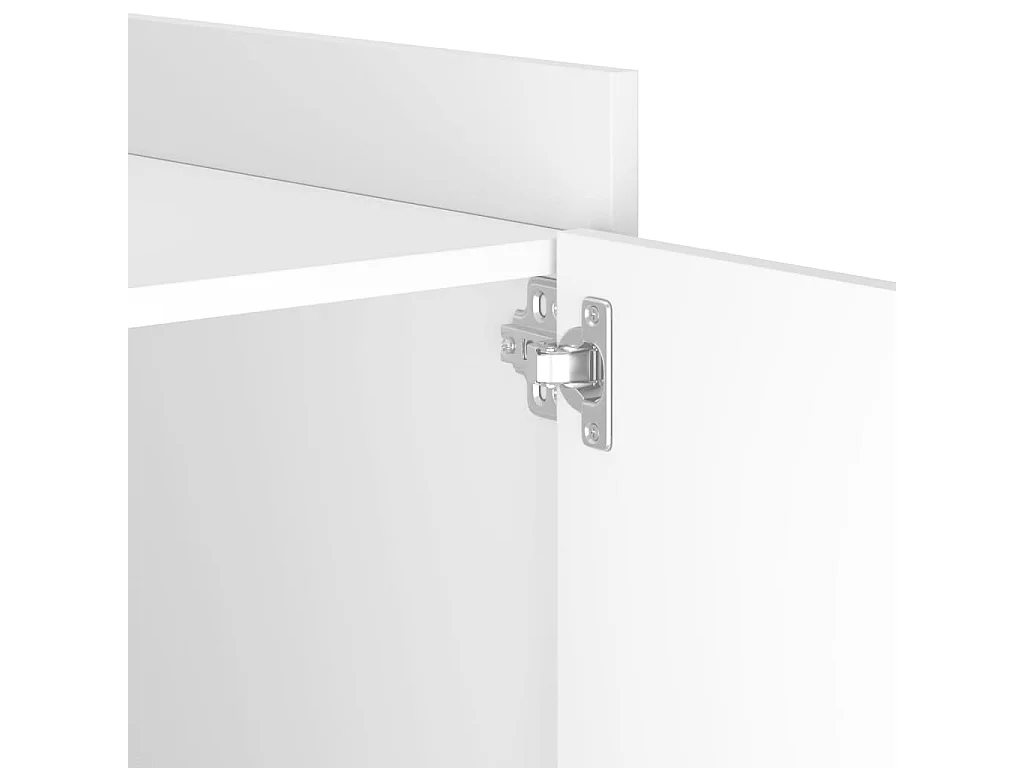 Nachttisch-Beistelltisch Weiß 45x50x50 cm Holzwerkstoff SHL68447