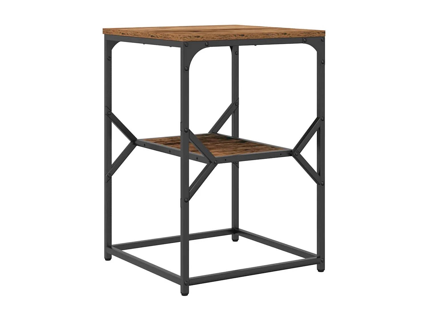 Mesa de Noche | Mesa auxiliar | Mesita de noche Madera vieja 41x40x60 cm