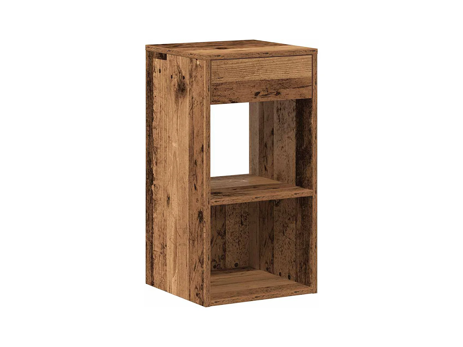 Mesillas de noche | Mesita de noche con cajón 2 uds madera vieja 35x34x66,5 cm