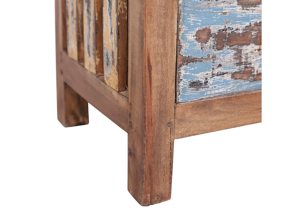 Nachttisch-Beistelltisch 41x30x50 cm Massives Mahagoniholz SHL36750