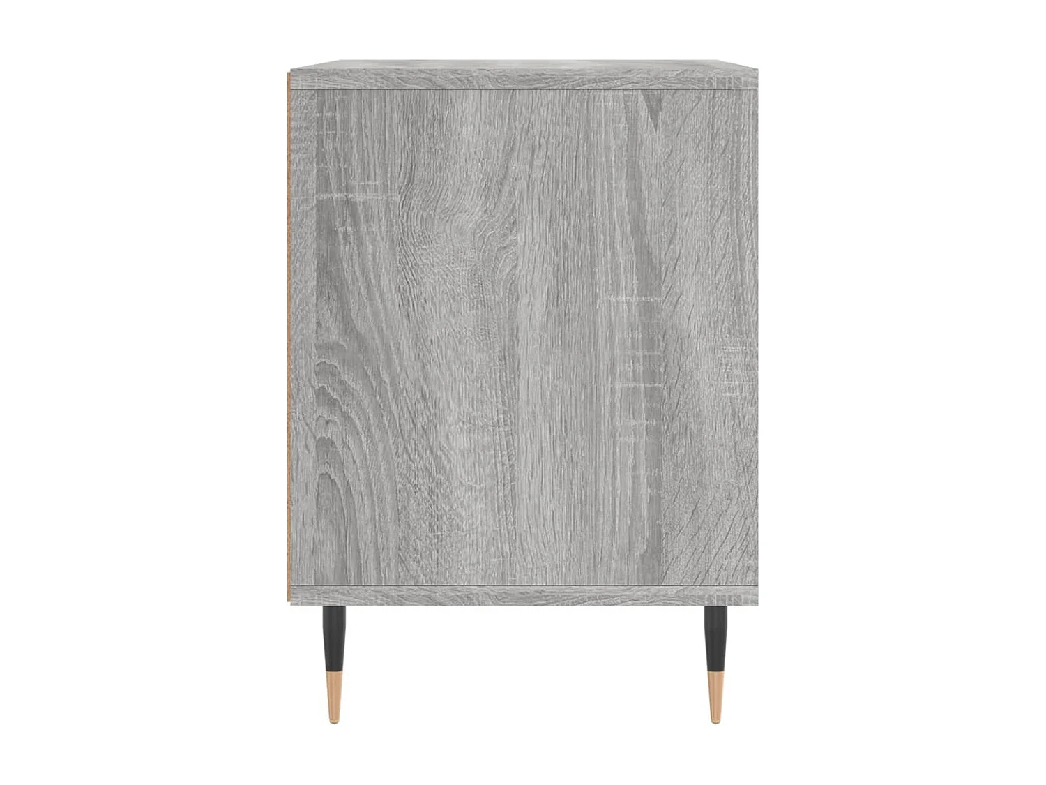 Nachttisch 2er Set-Beistelltisch-Nachttischkommode Grau Sonoma 40x35x50 cm Holzwerkstoff SHL91786