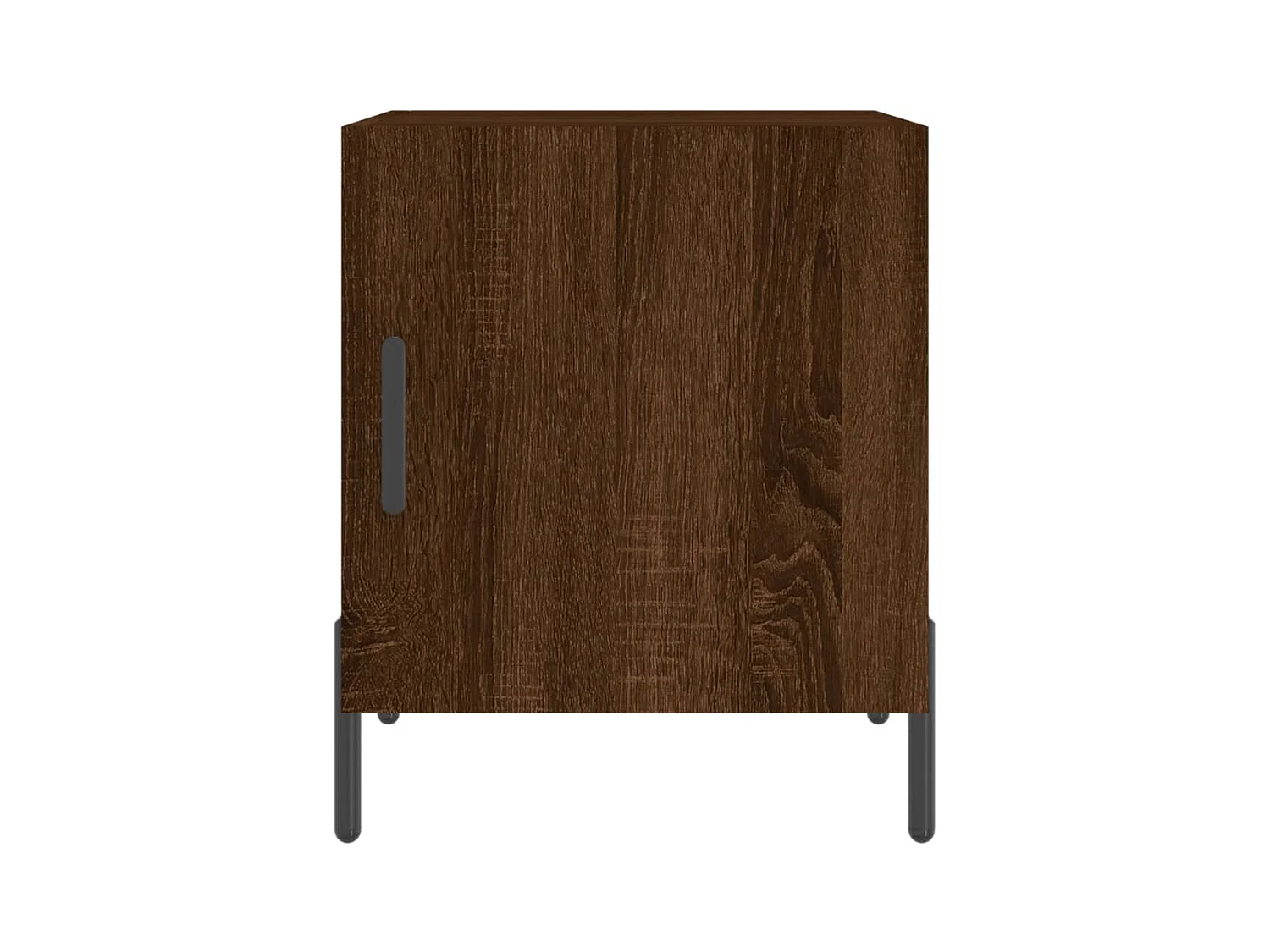 Mesitas de noche | Mesilla de noche 2 uds madera ingeniería marrón roble 40x40x50 cm