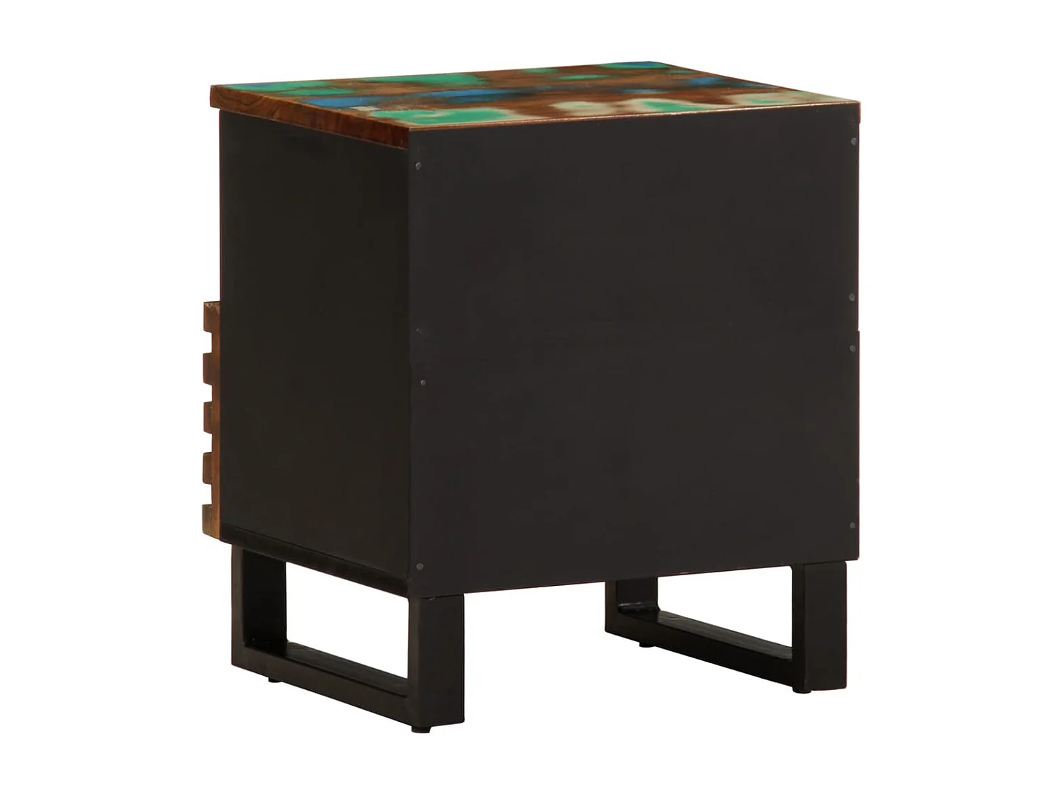 Nachttisch-Beistelltisch 40x34x46 cm Altholz Massiv SHL77088