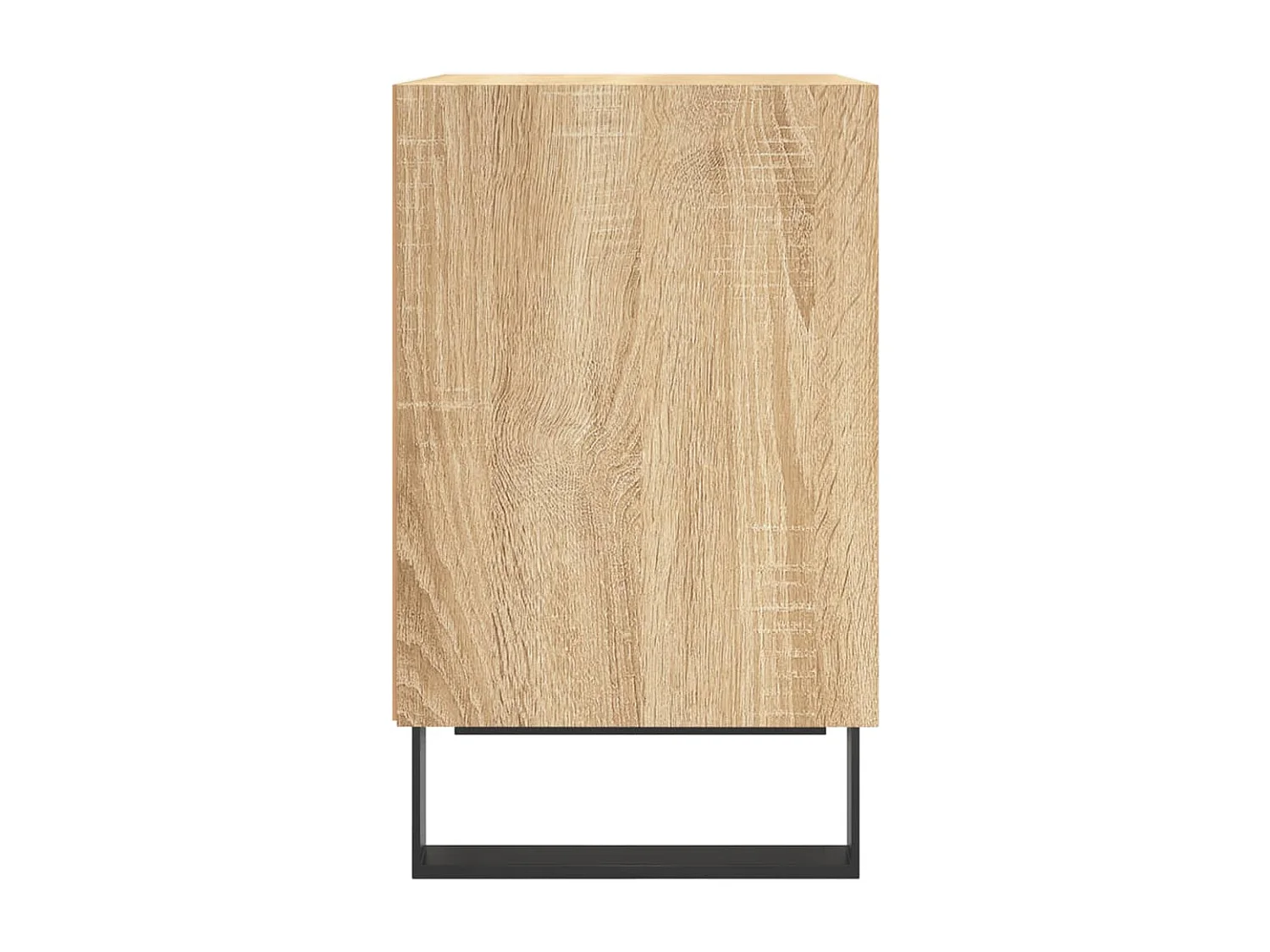 Nachttisch 2er Set-Beistelltisch-Nachttischkommode Sonoma-Eiche 40x30x50 cm Holzwerkstoff SHL58700