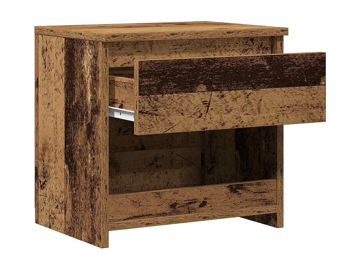 Nachttisch-Beistelltisch Altholz-Optik 40x30x39 cm Holzwerkstoff SHL72853