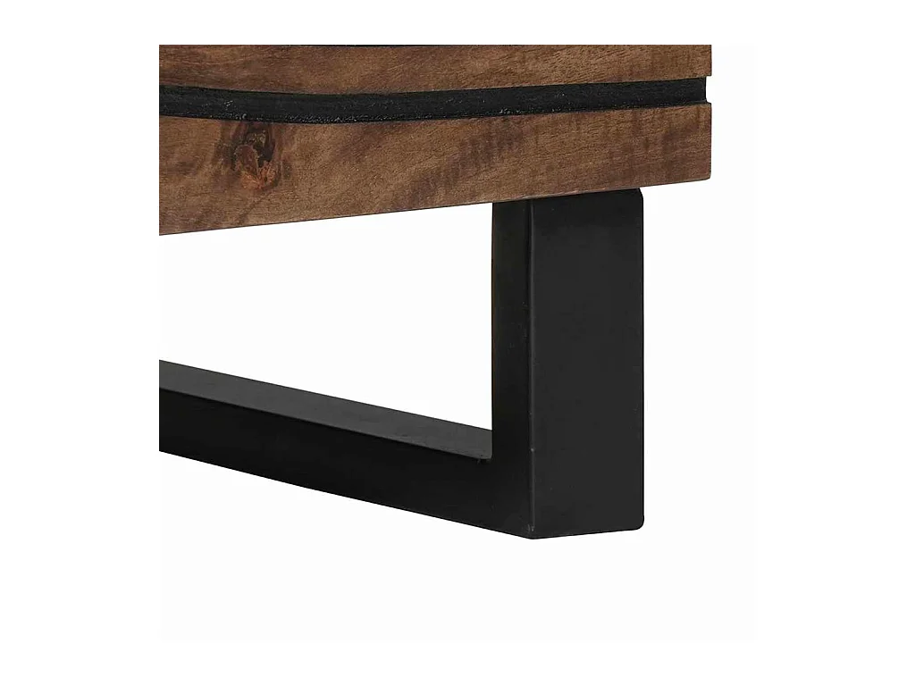 Mesita de Noche | Mesa auxiliar | Armario de Noche 2 uds. Nogal 40x33x46 cm