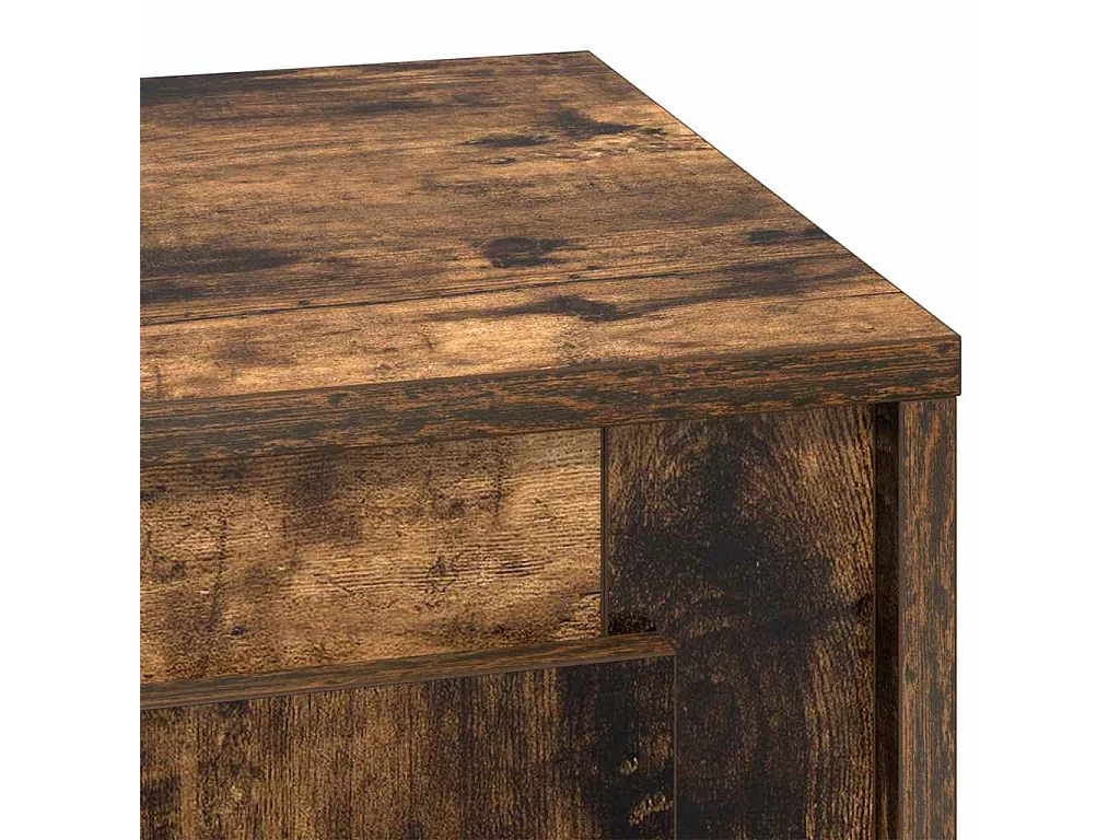 Mesita de Noche | Armario de Noche | Mesilla de noche con Roble ahumado 44x34.5x45 cm