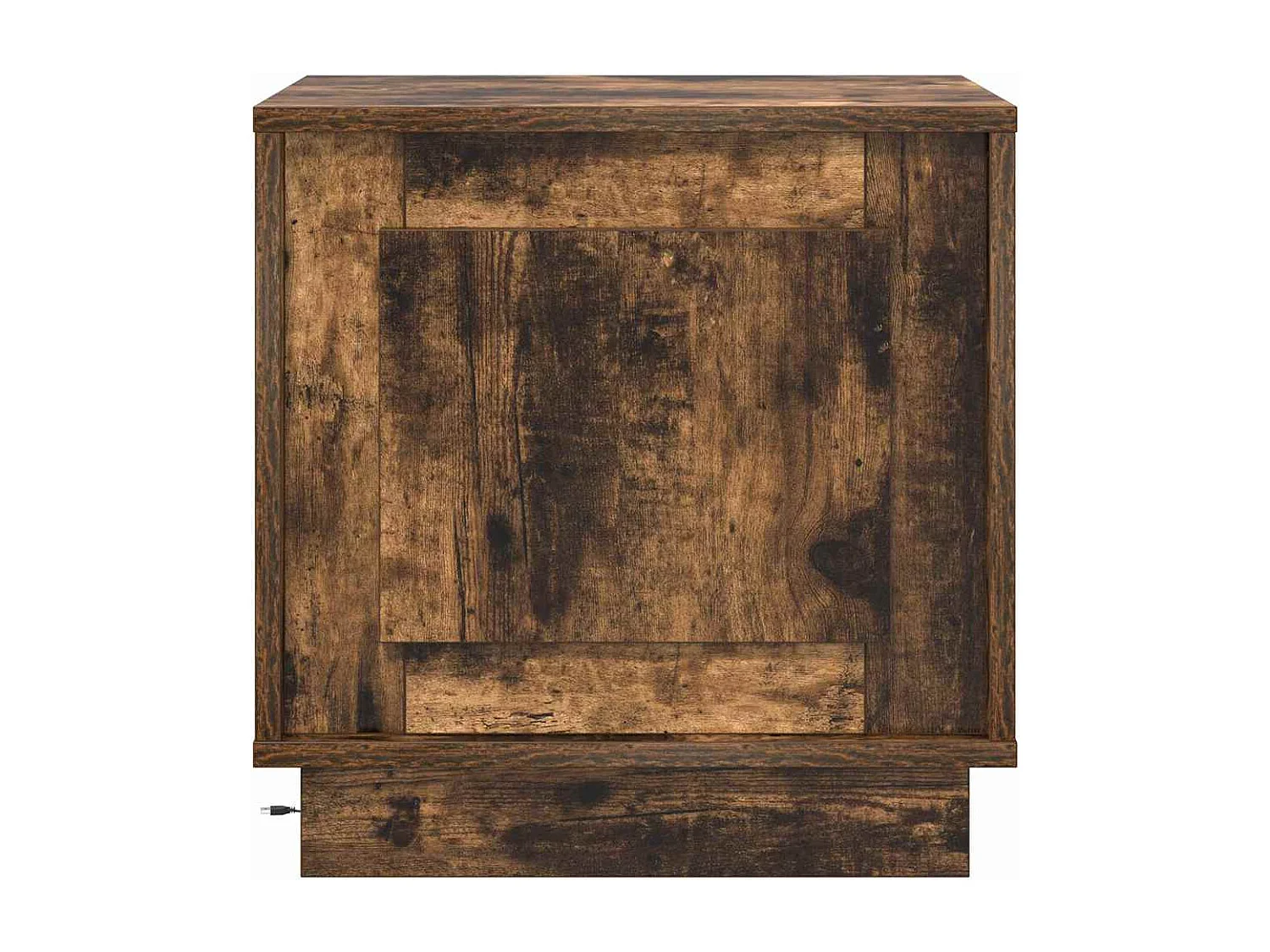 Nachttisch-Beistelltisch Geräucherte Eiche 44 x 34.5 x 45 cm Holzwerkstoff SHL63060