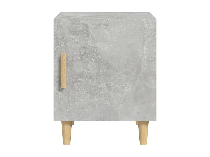 Mesita de noche | Mesilla de noche madera contrachapada gris hormigón