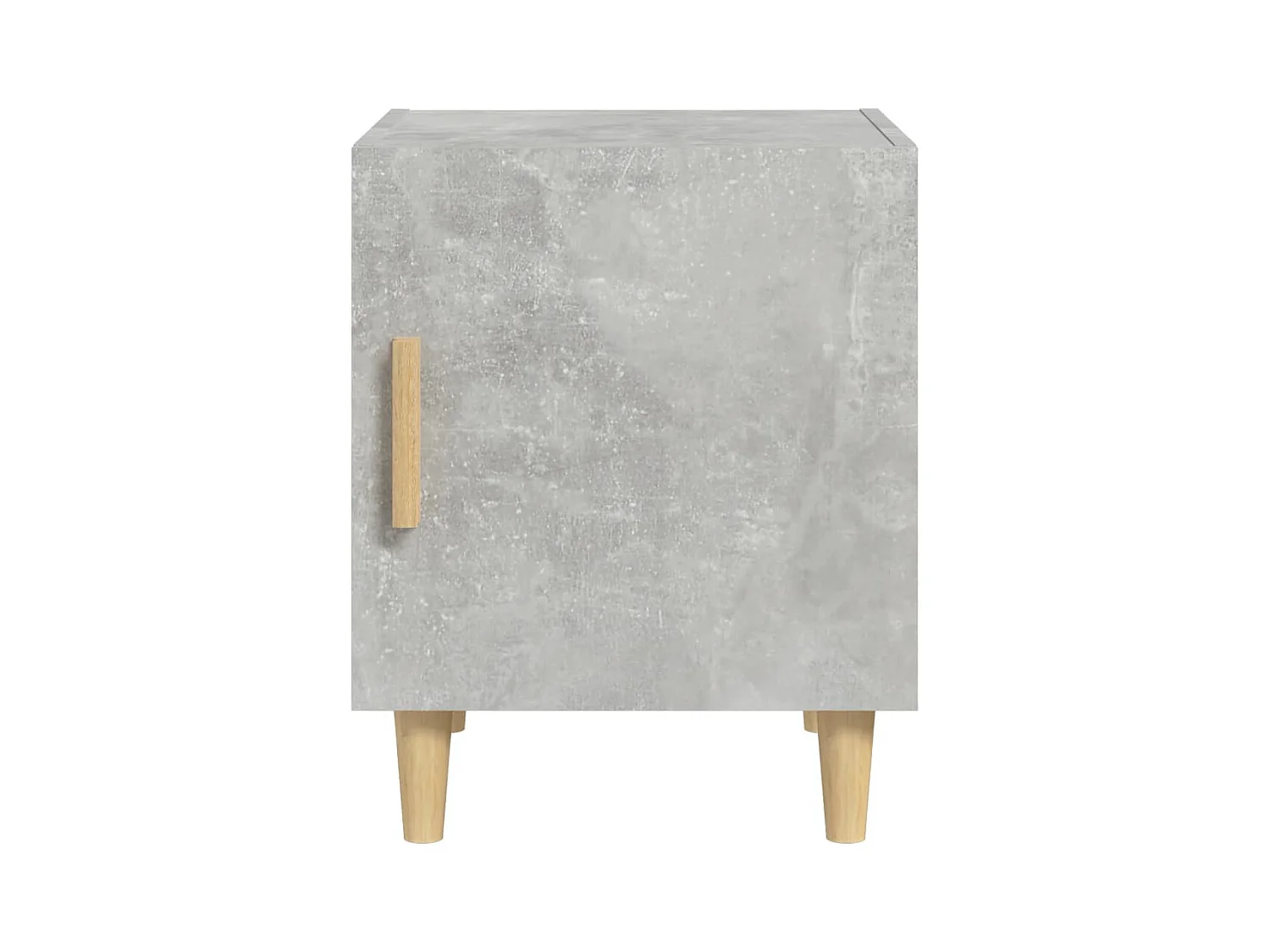 Table de chevet-Petite Table d'appoint-Table de nuit Gris béton Bois d'ingénierie