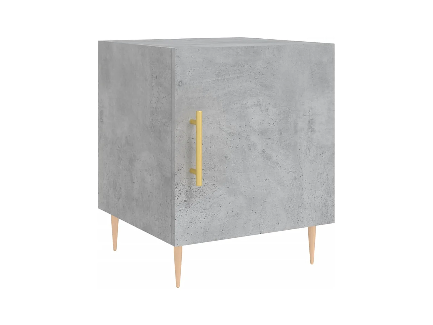 Mesitas de noche | Mesilla de noche 2 uds madera ingeniería gris hormigón 40x40x50 cm