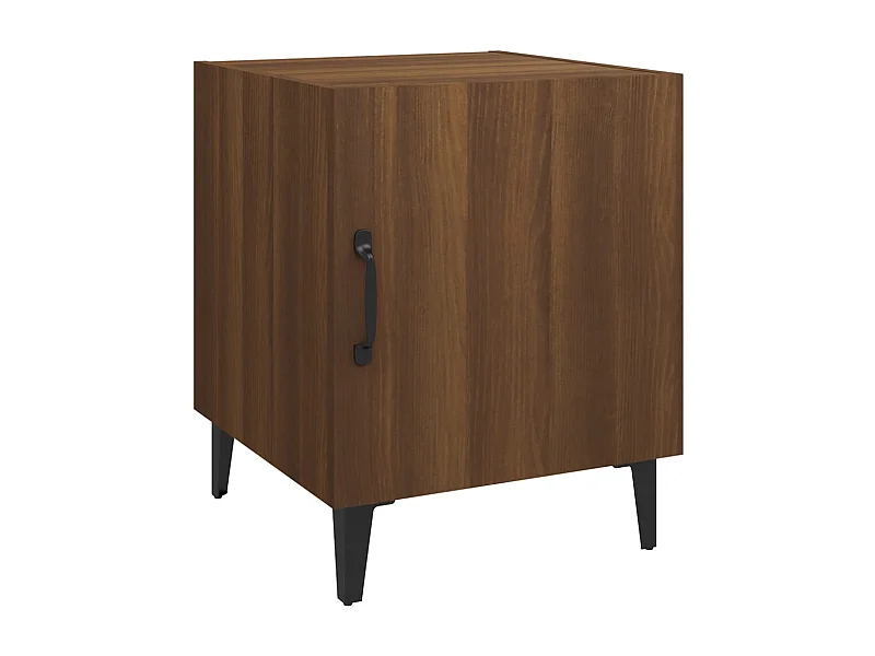 Table de chevet-Table d'appoint-Table de nuit Chêne marron Bois d'ingénierie