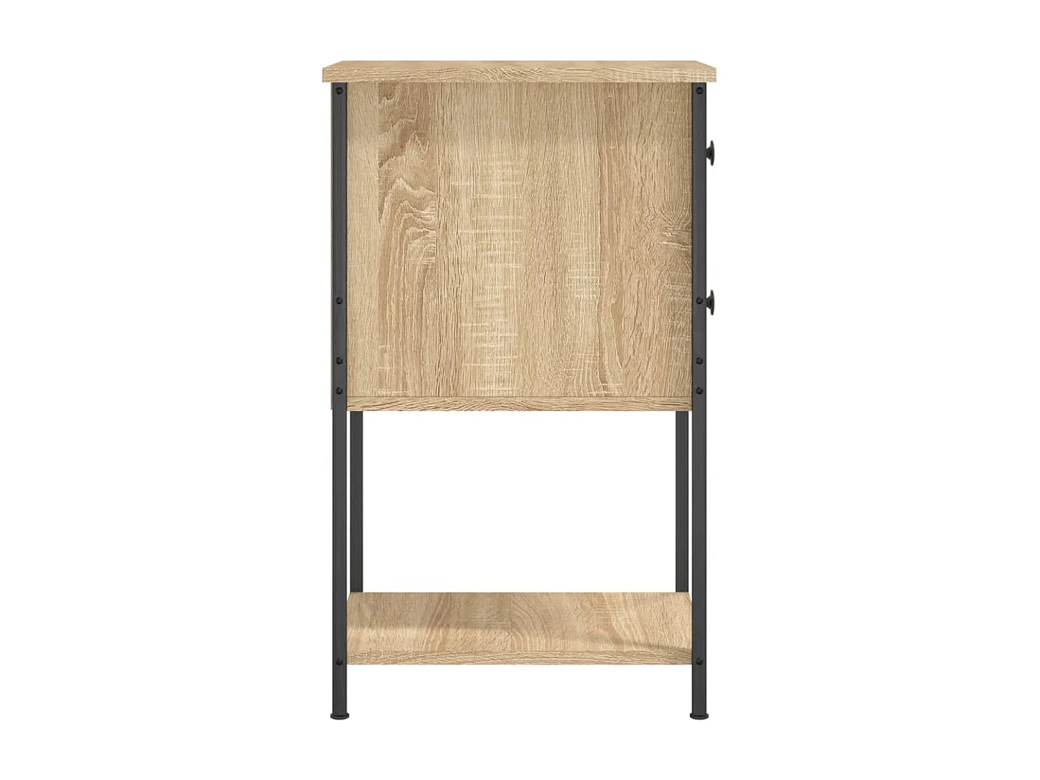 Mesitas de noche | Mesilla de noche 2 uds madera ingeniería roble Sonoma 32x42x70 cm