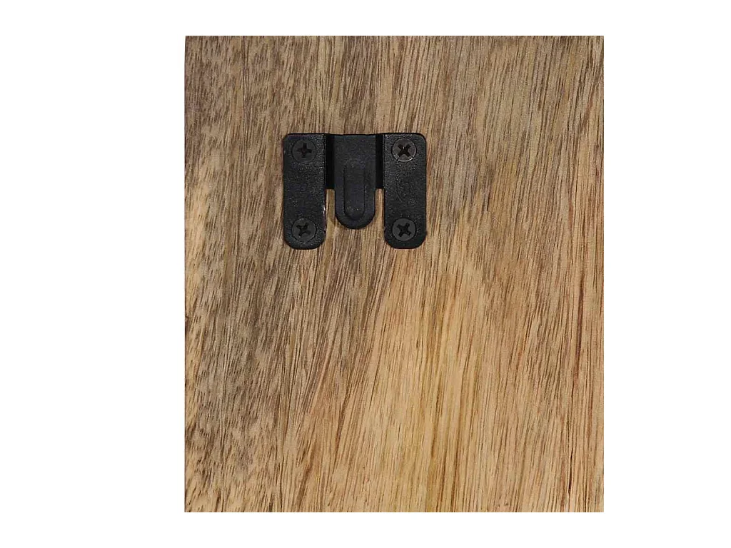 Mesita de noche | Mesilla de noche madera maciza de mango 60x32x80 cm