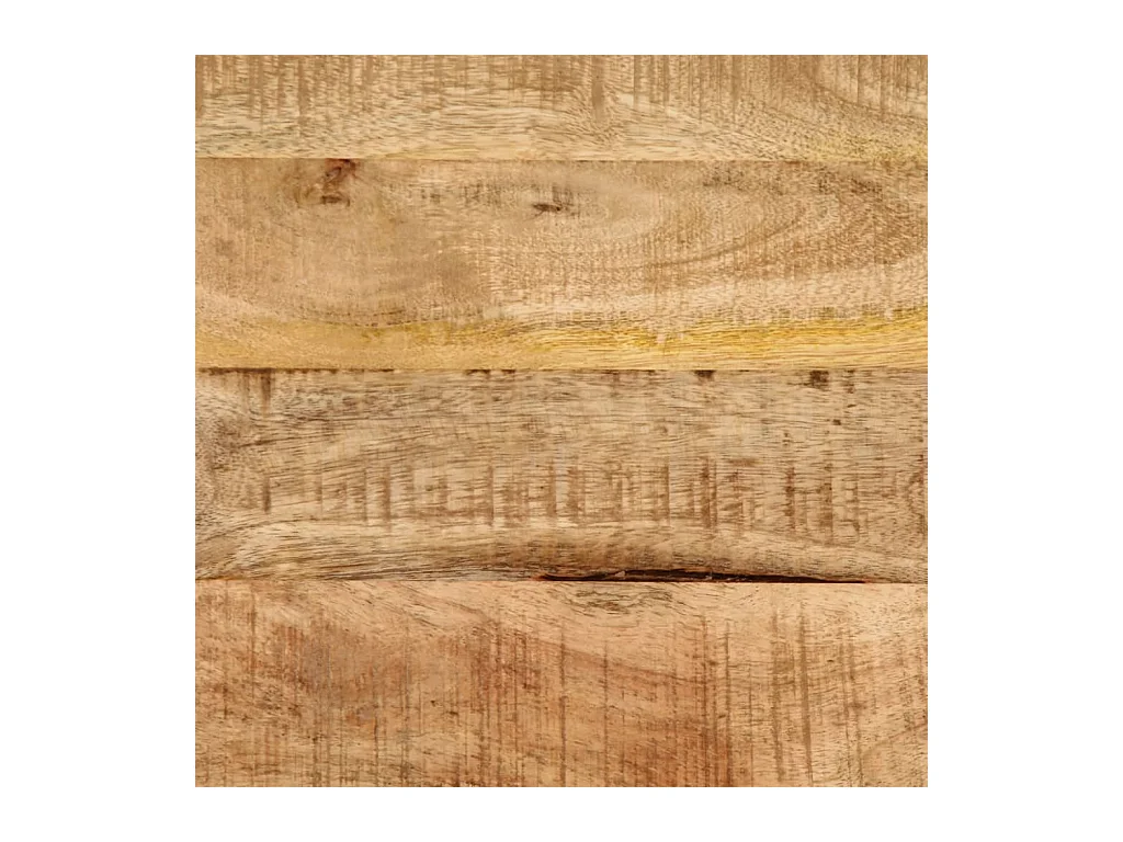 Table de chevet-Table d'appoint 40x30x52,5 cm bois de manguier massif brut