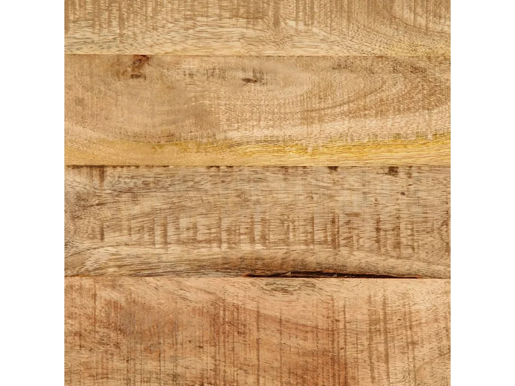 Table de chevet-Table d'appoint 40x30x52,5 cm bois de manguier massif brut