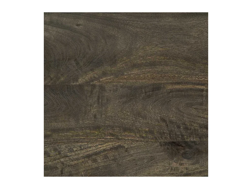 Mesita de noche | Mesilla de noche madera maciza de mango negra 50x33x60 cm